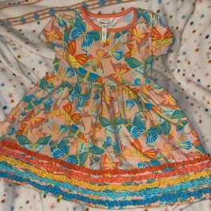 Matilda Jane Girls Chasing Butterflies Dress
